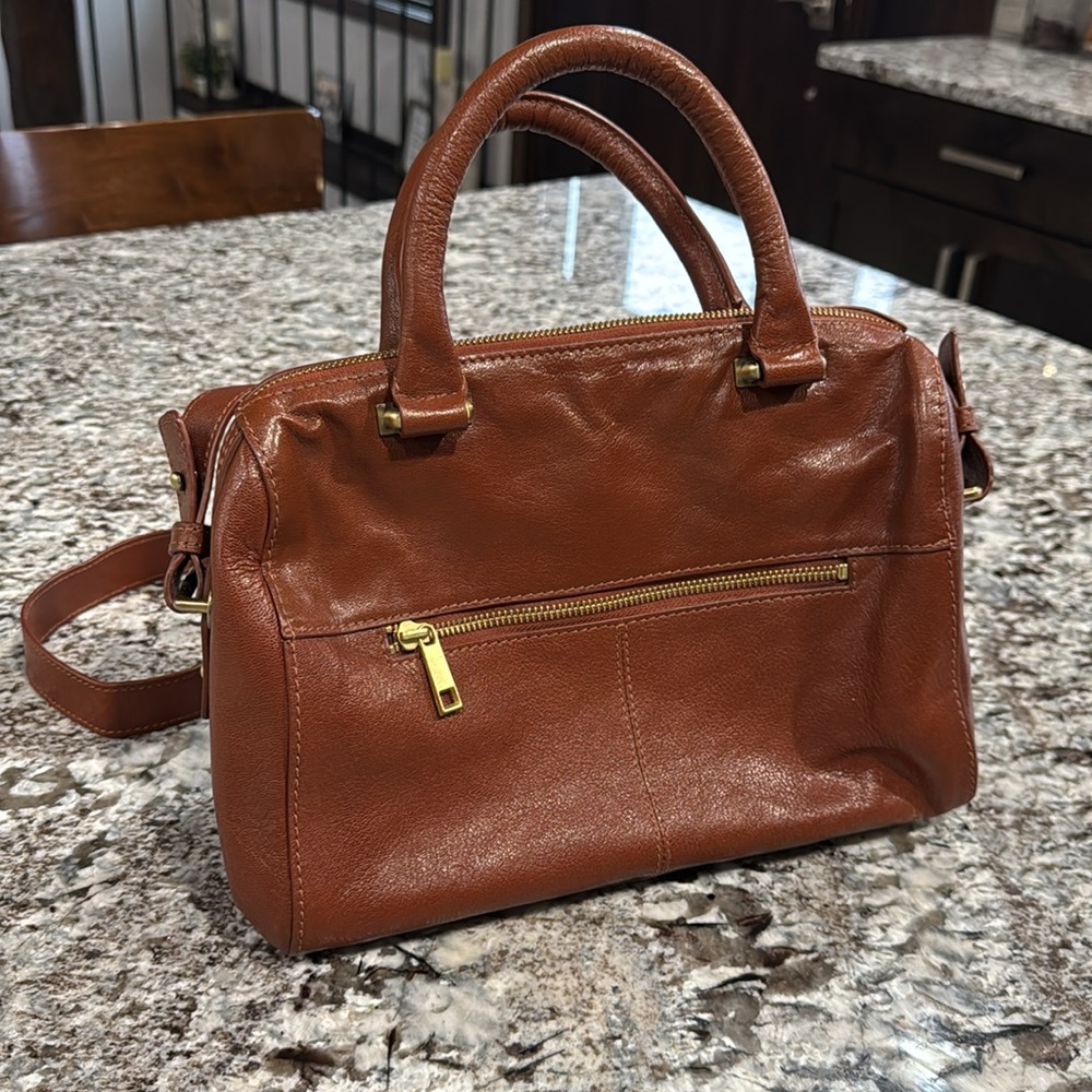 RACHEL Rachel Roy Brown Leather Handbag
